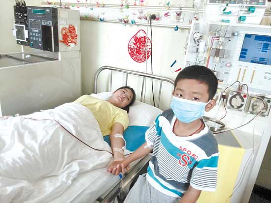 采集造血干細胞第一天，小天宇來給我加油打氣！采集造血干細胞第一天，小天宇來給我加油打氣！
